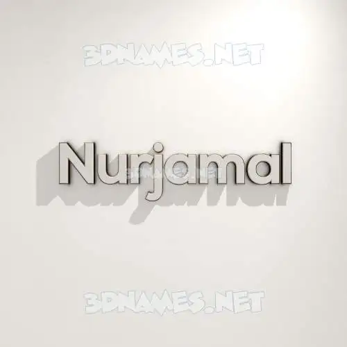 nurjamal in White Logo Warm style - 3D name wallpaper nurjamal in White Logo Warm style - 3D name wallpaper