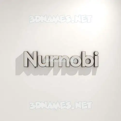 nurnobi in White Logo Warm style - 3D name wallpaper nurnobi in White Logo Warm style - 3D name wallpaper