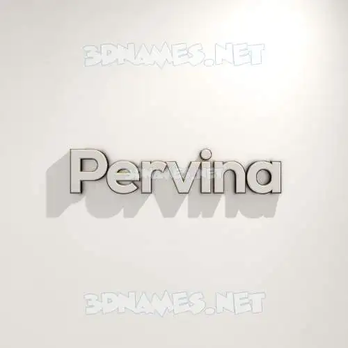 pervina in White Logo Warm style - 3D name wallpaper pervina in White Logo Warm style - 3D name wallpaper