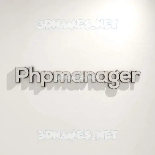 phpmanager in White Logo Warm style - 3D name wallpaper phpmanager in White Logo Warm style - 3D name wallpaper