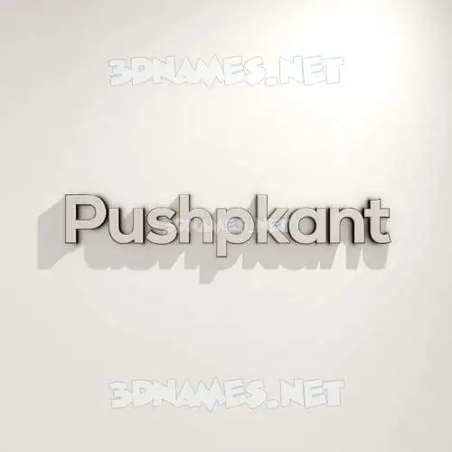 pushpkant in White Logo Warm style - 3D name wallpaper pushpkant in White Logo Warm style - 3D name wallpaper