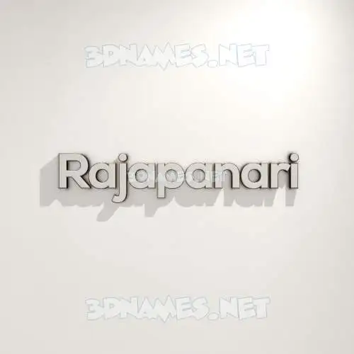 rajapanari in White Logo Warm style - 3D name wallpaper rajapanari in White Logo Warm style - 3D name wallpaper