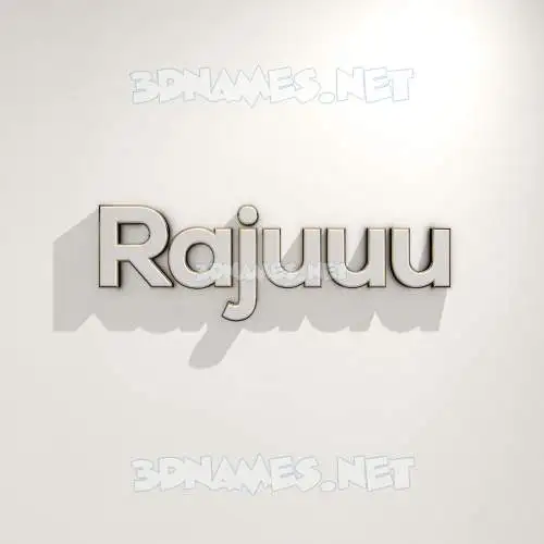 rajuuu in White Logo Warm style - 3D name wallpaper rajuuu in White Logo Warm style - 3D name wallpaper