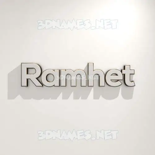ramhet in White Logo Warm style - 3D name wallpaper ramhet in White Logo Warm style - 3D name wallpaper