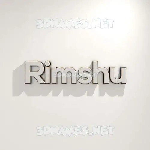 rimshu in White Logo Warm style - 3D name wallpaper rimshu in White Logo Warm style - 3D name wallpaper