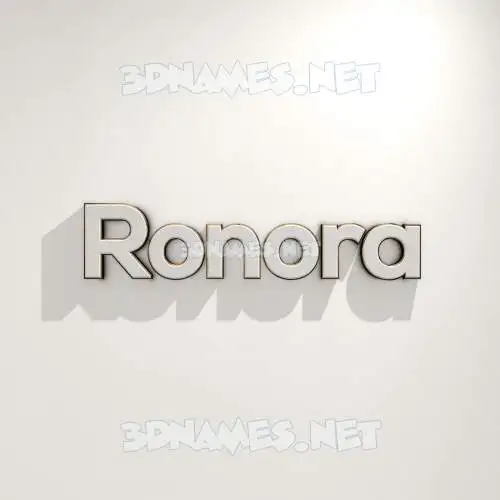 ronora in White Logo Warm style - 3D name wallpaper ronora in White Logo Warm style - 3D name wallpaper