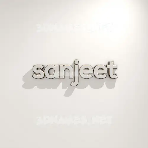 sanjeet in White Logo Warm style - 3D name wallpaper sanjeet in White Logo Warm style - 3D name wallpaper