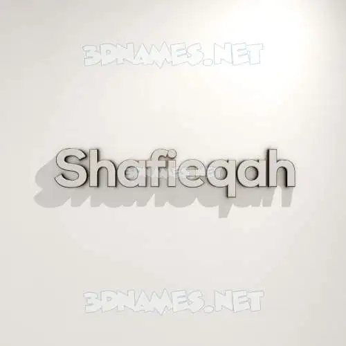 shafieqah in White Logo Warm style - 3D name wallpaper shafieqah in White Logo Warm style - 3D name wallpaper