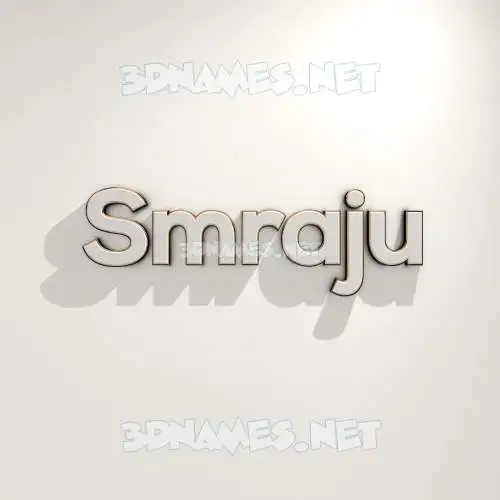 smraju in White Logo Warm style - 3D name wallpaper smraju in White Logo Warm style - 3D name wallpaper