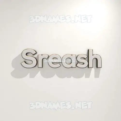 sreash in White Logo Warm style - 3D name wallpaper sreash in White Logo Warm style - 3D name wallpaper