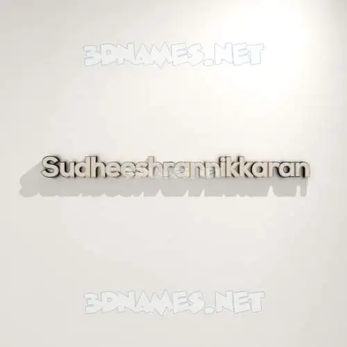 sudheeshrannikkaran in White Logo Warm style - 3D name wallpaper sudheeshrannikkaran in White Logo Warm style - 3D name wallpaper