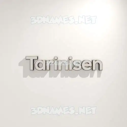 tarinisen in White Logo Warm style - 3D name wallpaper tarinisen in White Logo Warm style - 3D name wallpaper