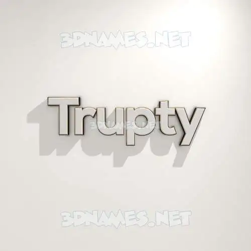 trupty in White Logo Warm style - 3D name wallpaper trupty in White Logo Warm style - 3D name wallpaper