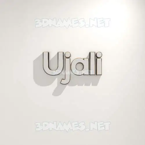 ujali in White Logo Warm style - 3D name wallpaper ujali in White Logo Warm style - 3D name wallpaper