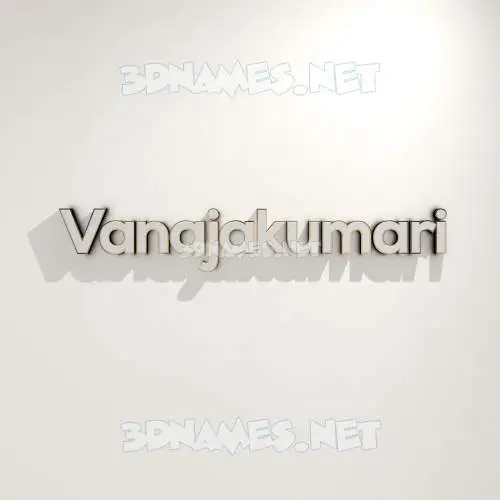 vanajakumari in White Logo Warm style - 3D name wallpaper vanajakumari in White Logo Warm style - 3D name wallpaper