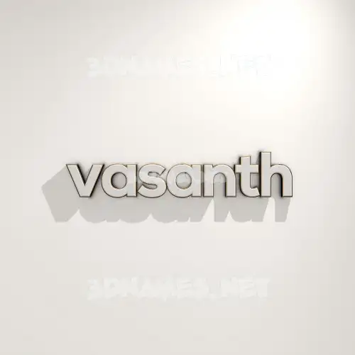 vasanth in White Logo Warm style - 3D name wallpaper vasanth in White Logo Warm style - 3D name wallpaper