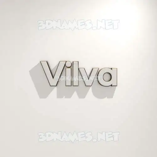 vilva in White Logo Warm style - 3D name wallpaper vilva in White Logo Warm style - 3D name wallpaper