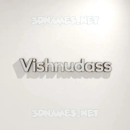 vishnudass in White Logo Warm style - 3D name wallpaper vishnudass in White Logo Warm style - 3D name wallpaper