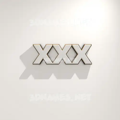 xxx in White Logo Warm style - 3D name wallpaper xxx in White Logo Warm style - 3D name wallpaper