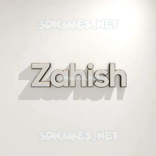 zahish in White Logo Warm style - 3D name wallpaper zahish in White Logo Warm style - 3D name wallpaper