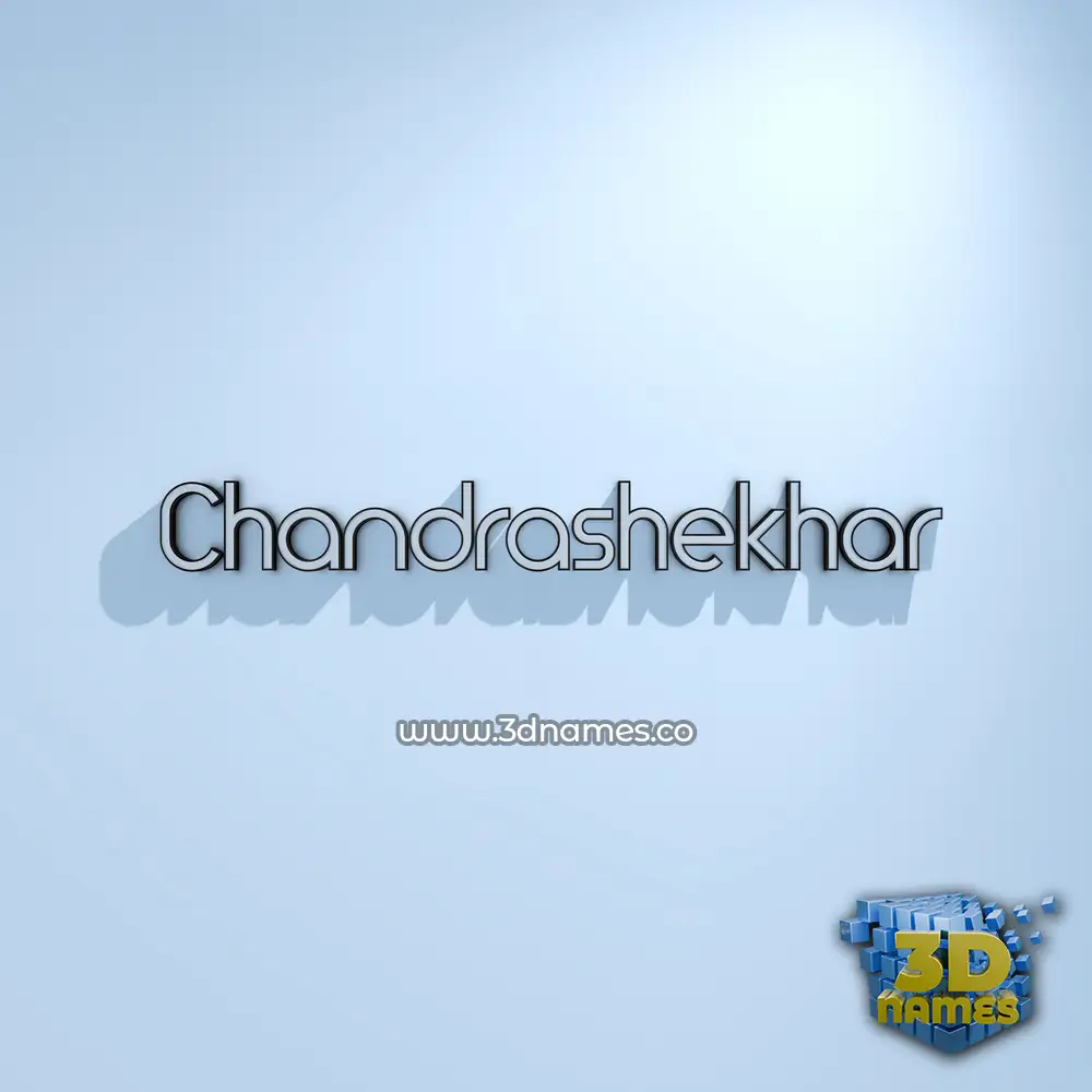 chandrashekhar in White Logo Cold style - 3D name wallpaper chandrashekhar in White Logo Cold style - 3D name wallpaper