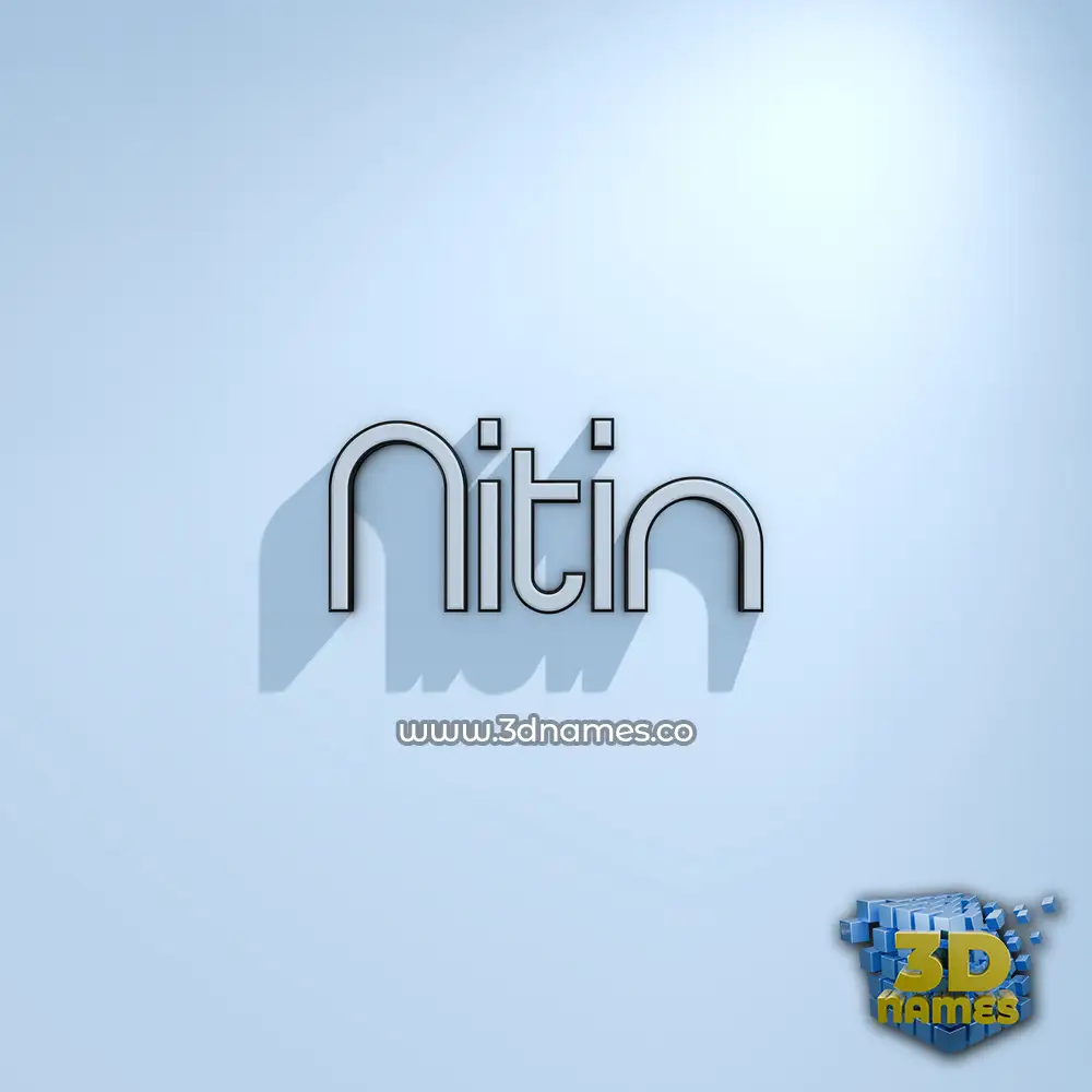 nitin in White Logo Cold style - 3D name wallpaper nitin in White Logo Cold style - 3D name wallpaper
