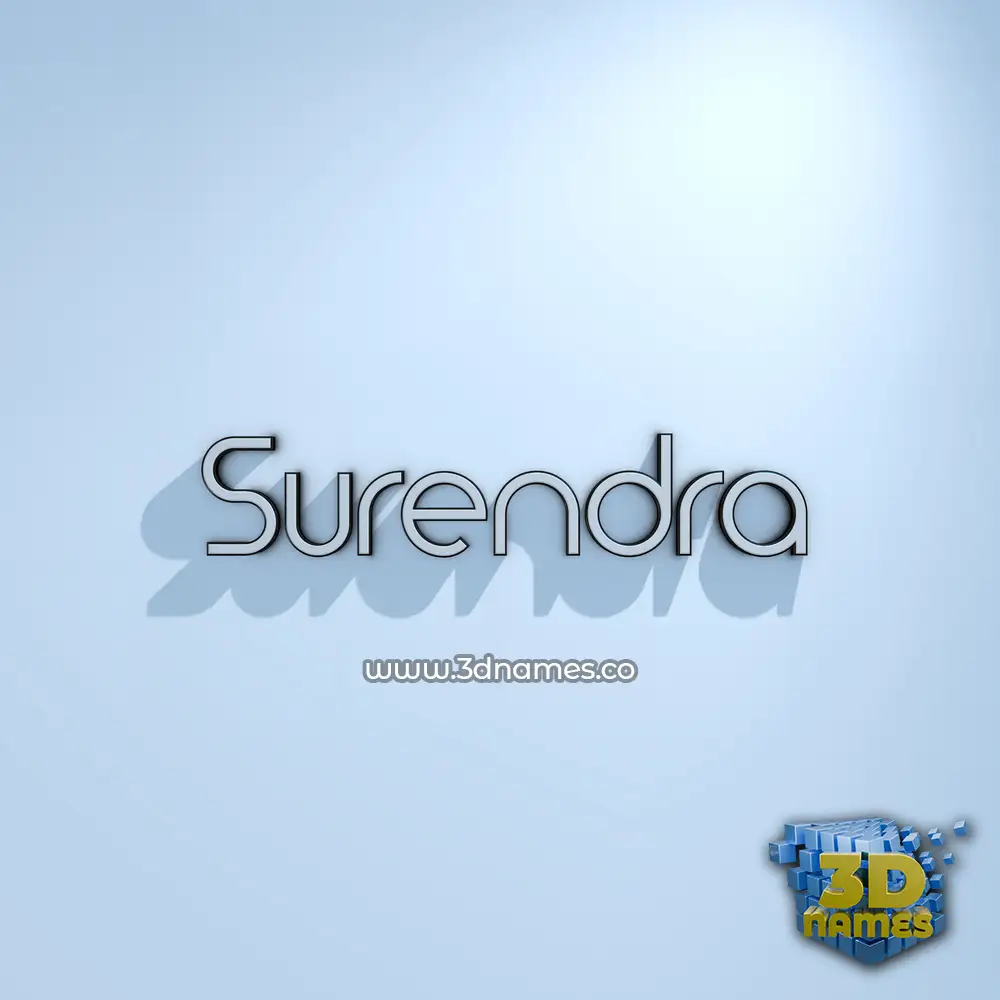 surendra in White Logo Cold style - 3D name wallpaper surendra in White Logo Cold style - 3D name wallpaper