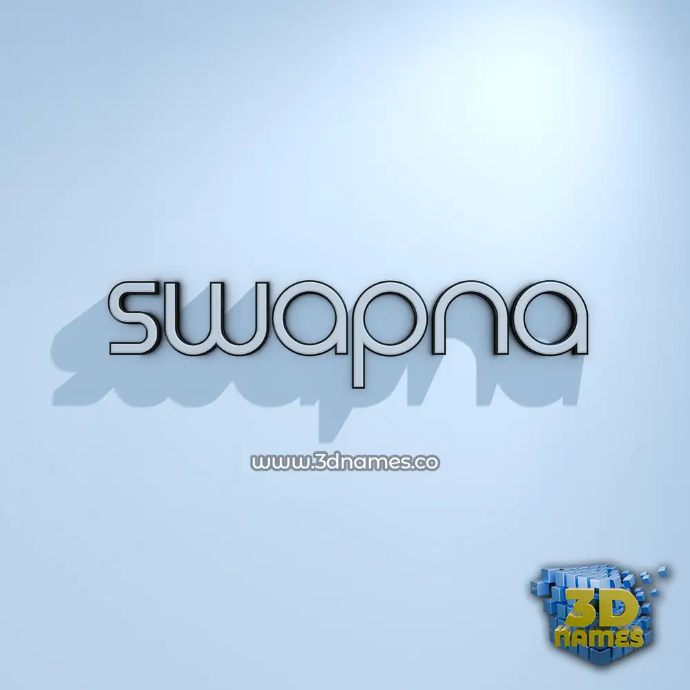 swapna in White Logo Cold style - 3D name wallpaper swapna in White Logo Cold style - 3D name wallpaper