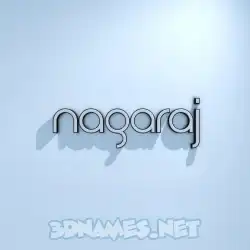nagaraj in White Logo Cold style - 3D name wallpaper