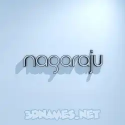 nagaraju in White Logo Cold style - 3D name wallpaper