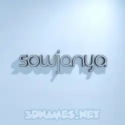 sowjanya in White Logo Cold style - 3D name wallpaper