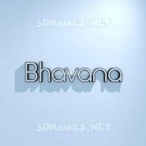 bhavana in White Logo Cold style - 3D name wallpaper