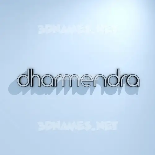 dharmendra in White Logo Cold style - 3D name wallpaper
