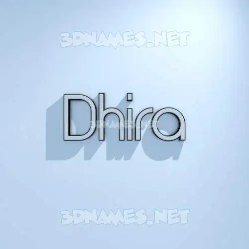 dhira in White Logo Cold style - 3D name wallpaper dhira in White Logo Cold style - 3D name wallpaper