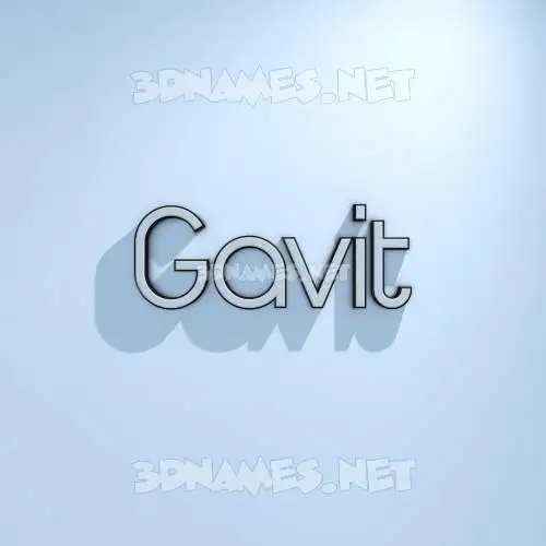 gavit in White Logo Cold style - 3D name wallpaper gavit in White Logo Cold style - 3D name wallpaper