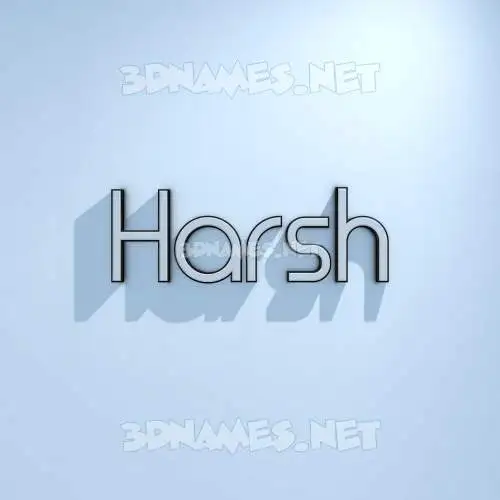 harsh in White Logo Cold style - 3D name wallpaper harsh in White Logo Cold style - 3D name wallpaper