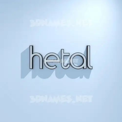 hetal in White Logo Cold style - 3D name wallpaper hetal in White Logo Cold style - 3D name wallpaper