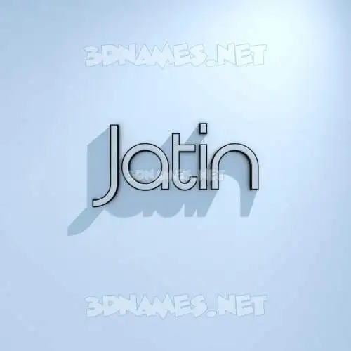 jatin in White Logo Cold style - 3D name wallpaper