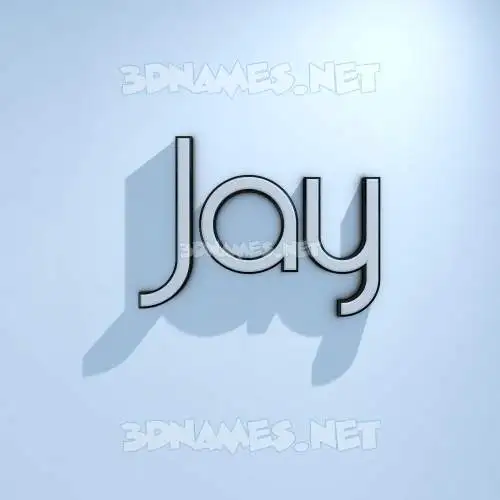 jay in White Logo Cold style - 3D name wallpaper jay in White Logo Cold style - 3D name wallpaper