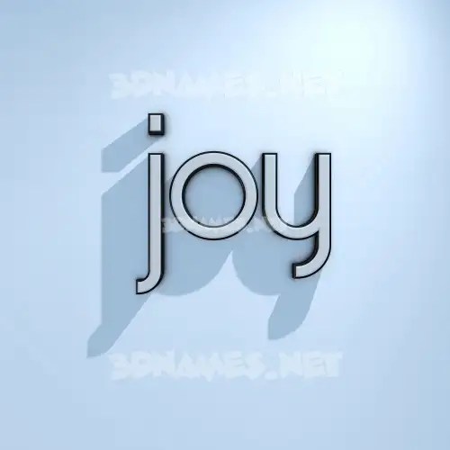 joy in White Logo Cold style - 3D name wallpaper joy in White Logo Cold style - 3D name wallpaper