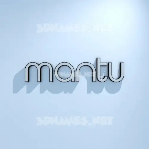 mantu in White Logo Cold style - 3D name wallpaper mantu in White Logo Cold style - 3D name wallpaper