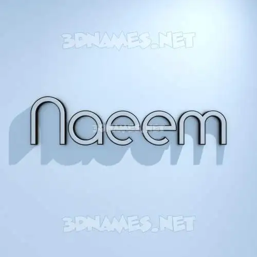 naeem in White Logo Cold style - 3D name wallpaper naeem in White Logo Cold style - 3D name wallpaper