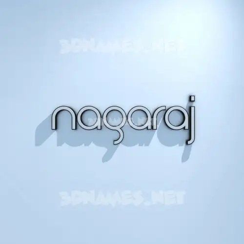nagaraj in White Logo Cold style - 3D name wallpaper