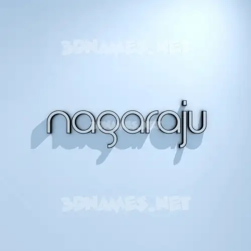 nagaraju in White Logo Cold style - 3D name wallpaper