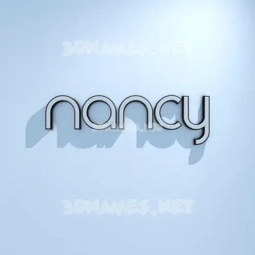 nancy in White Logo Cold style - 3D name wallpaper nancy in White Logo Cold style - 3D name wallpaper