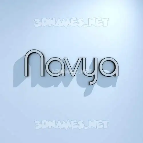 navya in White Logo Cold style - 3D name wallpaper navya in White Logo Cold style - 3D name wallpaper