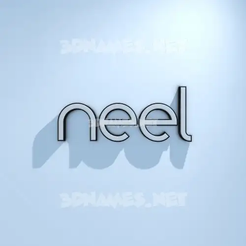 neel in White Logo Cold style - 3D name wallpaper neel in White Logo Cold style - 3D name wallpaper