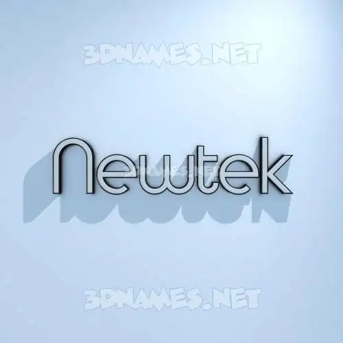 newtek in White Logo Cold style - 3D name wallpaper newtek in White Logo Cold style - 3D name wallpaper