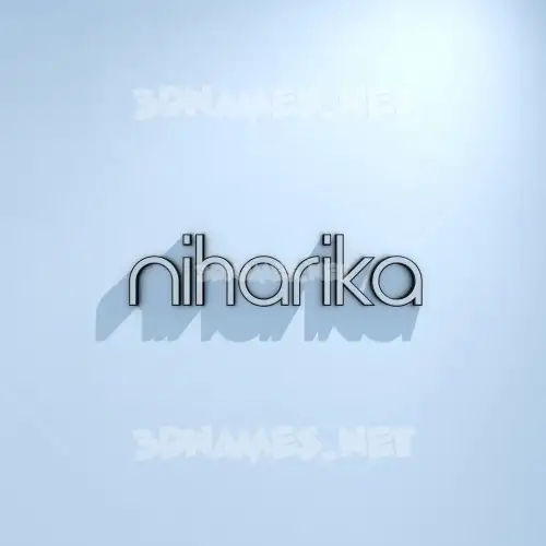 niharika in White Logo Cold style - 3D name wallpaper niharika in White Logo Cold style - 3D name wallpaper