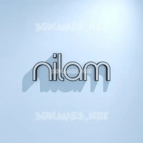 nilam in White Logo Cold style - 3D name wallpaper nilam in White Logo Cold style - 3D name wallpaper